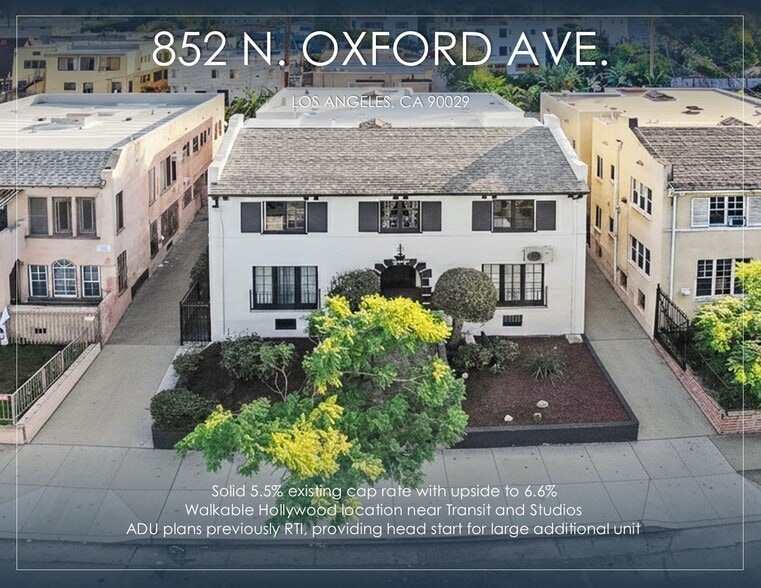 Primary Photo Of 852 N Oxford Ave, Los Angeles Apartments For Sale