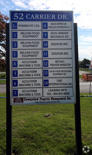 More Photos Of 52 Carrier Dr, Toronto Warehouse For Lease