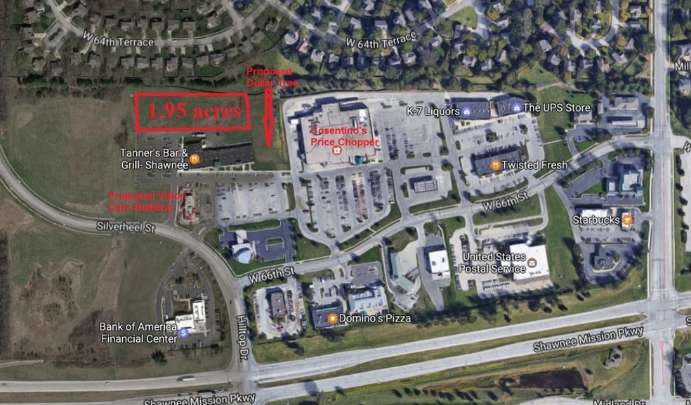 Primary Photo Of Shawnee Mission Pkwy & Monticello Rd, Shawnee Land For Lease