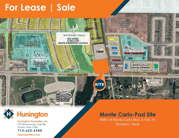 Primary Photo Of NWC Of Monte Carlo Boulevard & FM 75, Princeton Land For Sale