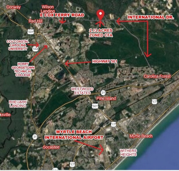 More Photos Of 3060 Highway 90, Conway Land For Sale