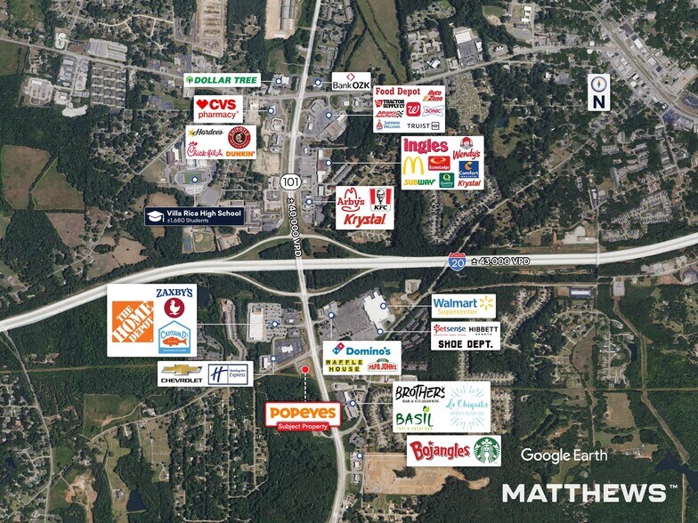 More Photos Of 100 Hickory Level Rd, Villa Rica Fast Food For Sale
