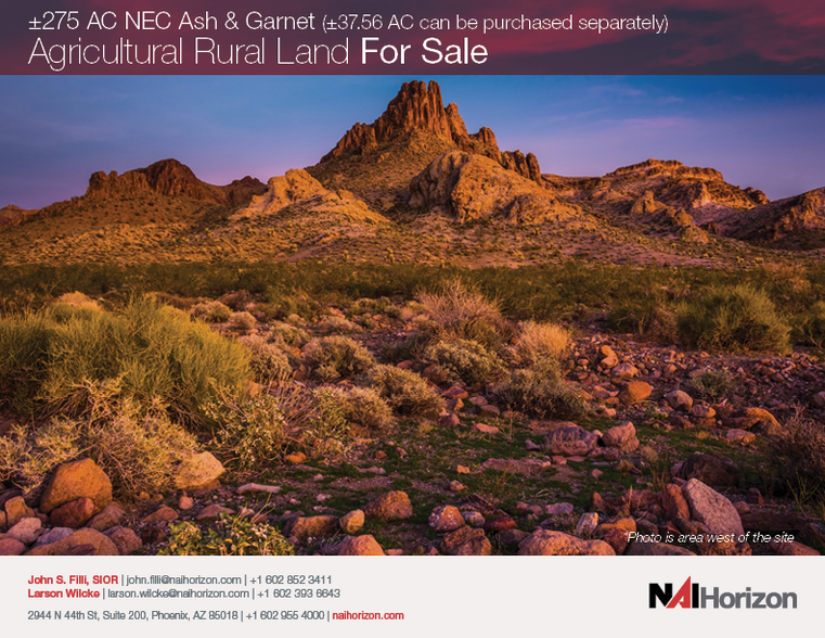 Primary Photo Of +/- 275 AC Ash & Garnet - Mohave County, Golden Valley Land For Sale