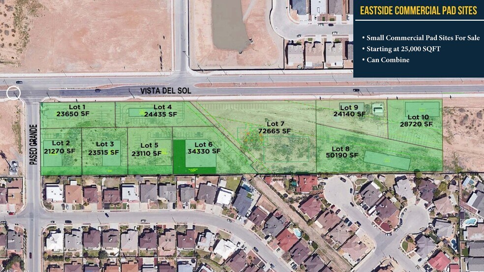 Primary Photo Of 12400 Vista Del Sol, El Paso Land For Sale