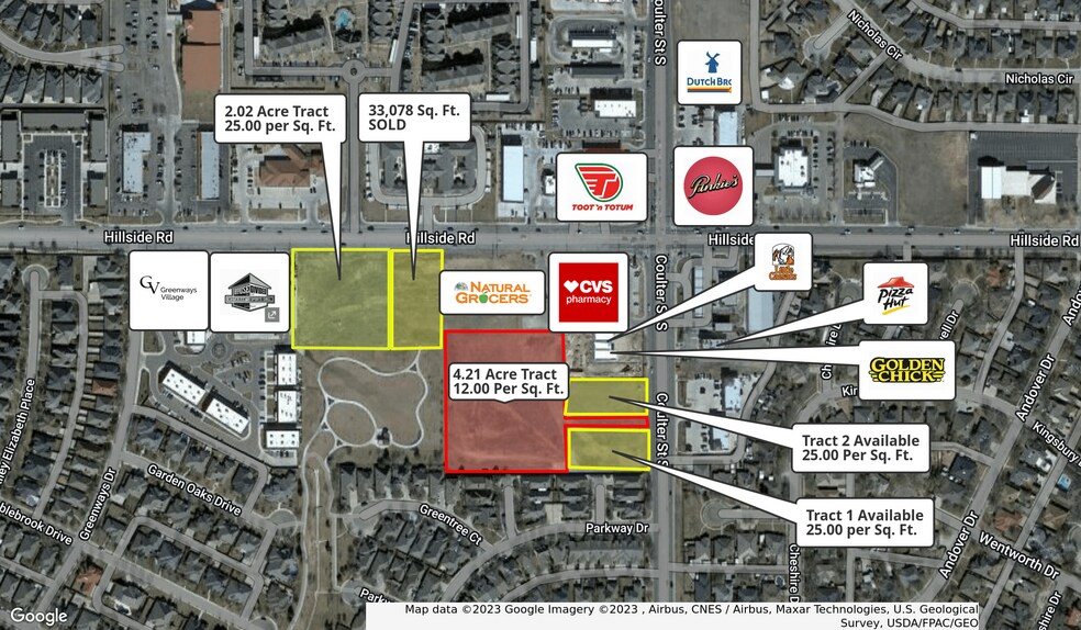 More Photos Of Hillside & Coulter 3.6 Acres, Amarillo Land For Sale