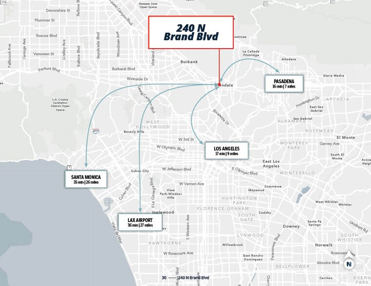 More Photos Of 240 N Brand Blvd, Glendale General Retail For Sale