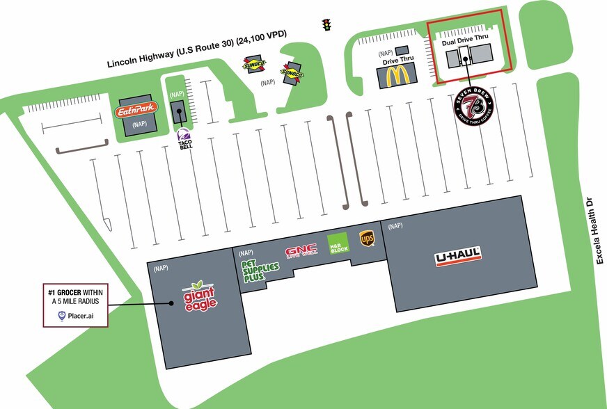 More Photos Of 1100 Mountain Laurel Plaza, Latrobe General Retail For Sale