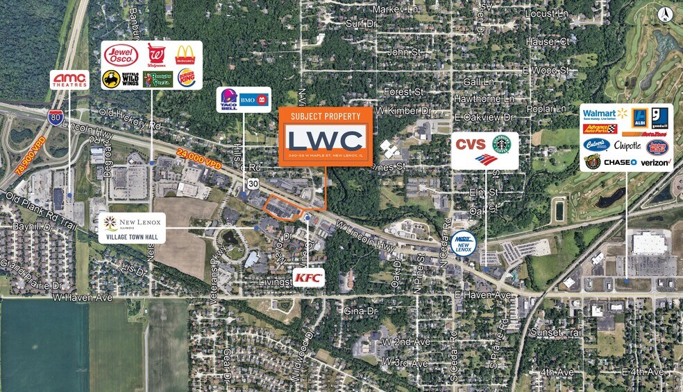More Photos Of 340-358 W Maple St, New Lenox Storefront For Sale