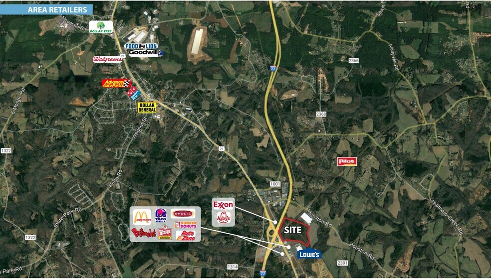 More Photos Of I-77 & Charlotte Hwy, Troutman Land For Sale