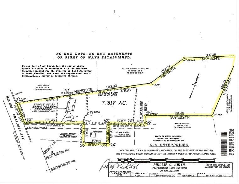 More Photos Of 2632 Charlotte Hwy, Lancaster Land For Sale
