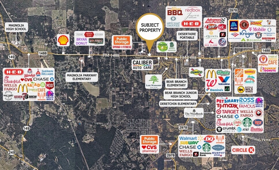 More Photos Of 9612 FM 1488, Magnolia Storefront For Lease