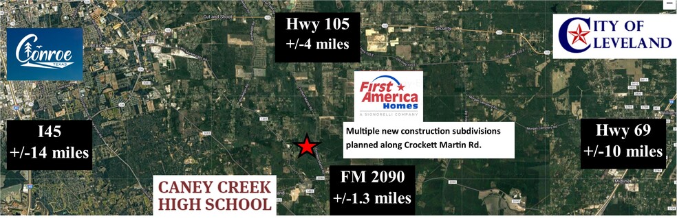 Primary Photo Of 11962 Crockett Martin Rd, Conroe Land For Sale