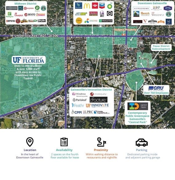 More Photos Of 104 N Main St, Gainesville Office For Lease