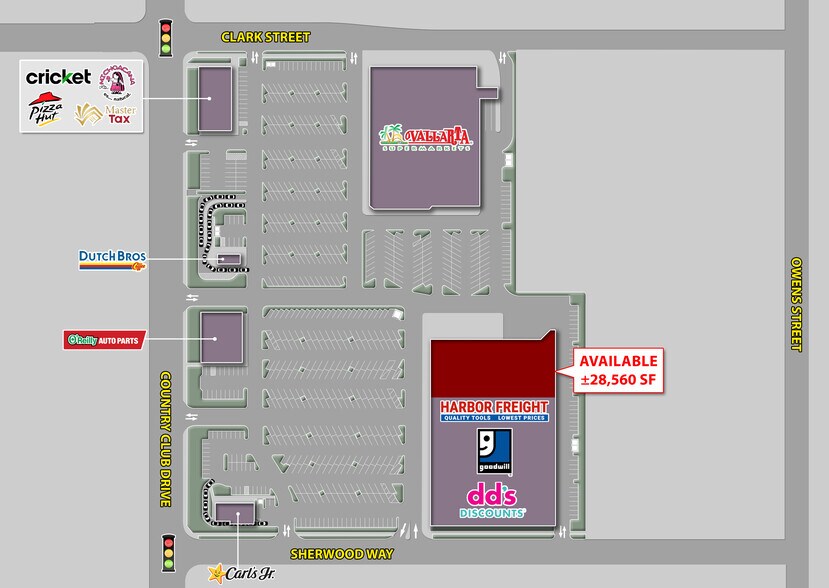More Photos Of 1311-1333 Country Club Dr, Madera General Retail For Lease