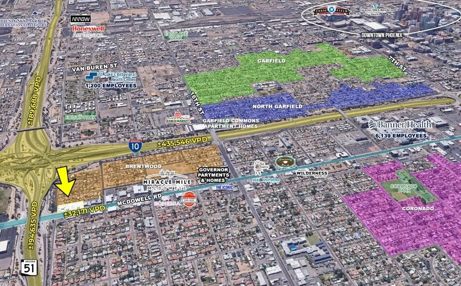 More Photos Of SR-51 & McDowell Rd SWC, Phoenix Land For Lease