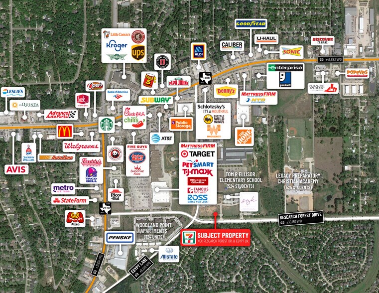 More Photos Of 10080 Research Forest Dr, The Woodlands Convenience Store For Sale