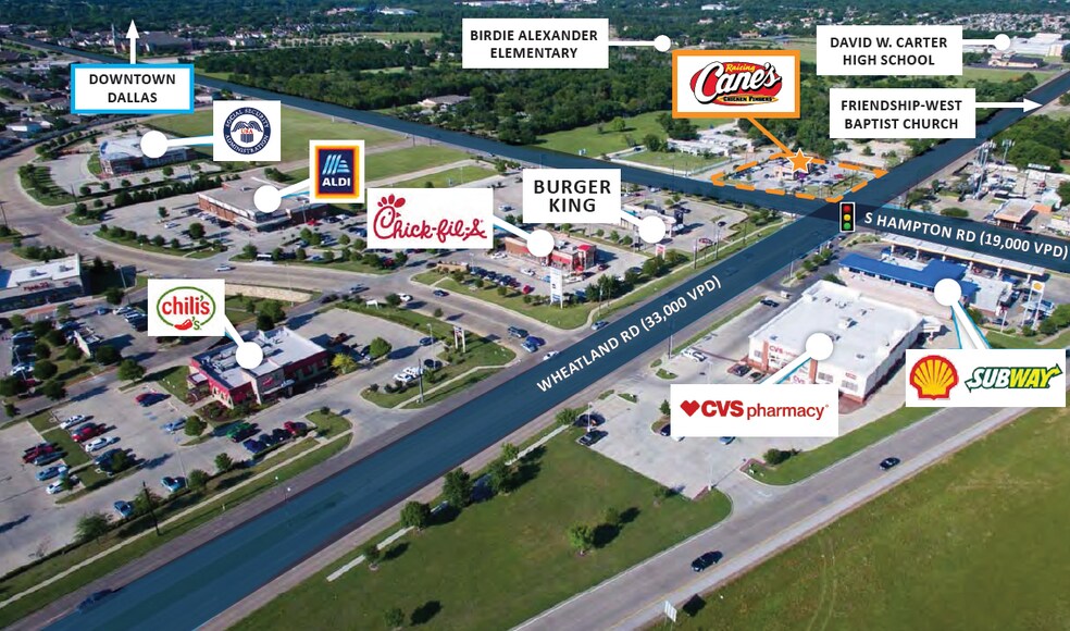 More Photos Of 8150 S Hampton Rd, Dallas Fast Food For Sale