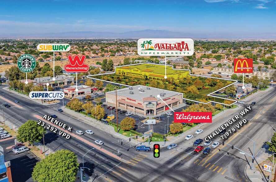 Primary Photo Of 815 E Avenue K, Lancaster Supermarket For Sale