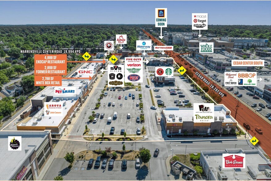 More Photos Of 13901-13905 Cedar Rd, South Euclid Freestanding For Lease