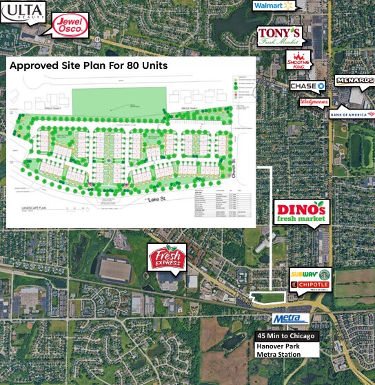 More Photos Of 1830 Lake St, Hanover Park Land For Sale