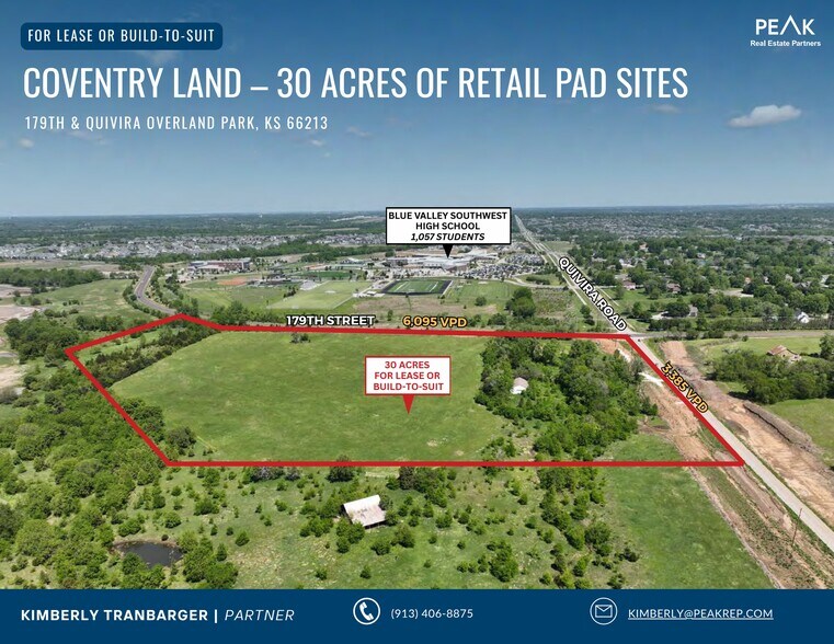 Primary Photo Of 179th Quivira Rd, Olathe Land For Lease