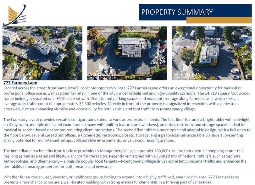 More Photos Of 777 Farmers Ln, Santa Rosa Office For Sale