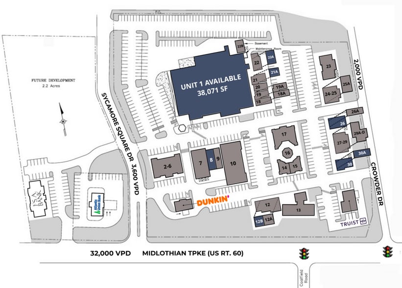 More Photos Of 1220 Sycamore Sq, Midlothian Unknown For Lease