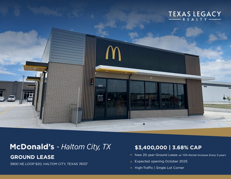 Primary Photo Of 3900 NE Loop 820, Haltom City Fast Food For Sale