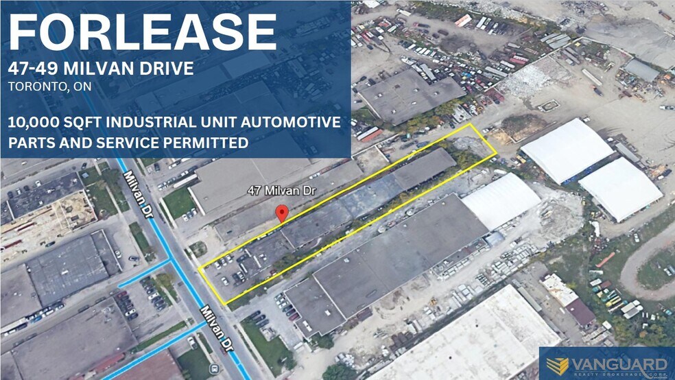 More Photos Of 47-49 Milvan Dr, Toronto Warehouse For Lease
