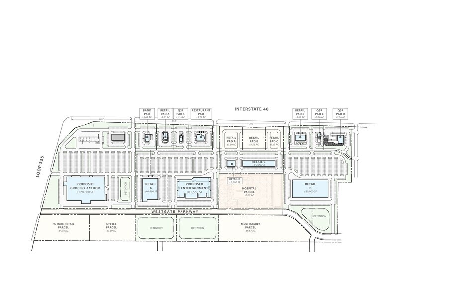 More Photos Of I-40 & 335 loop, Amarillo General Retail For Lease