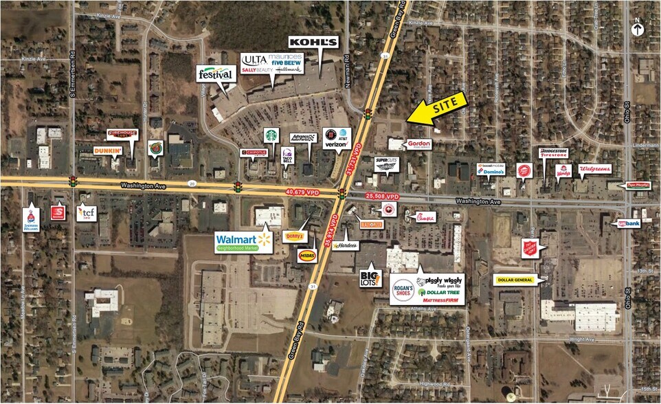 More Photos Of 1019 S Green Bay Rd, Mount Pleasant Medical For Lease