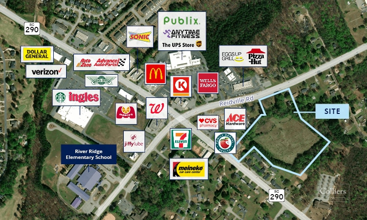 Primary Photo Of 5831 Reidville Rd, Moore Land For Lease