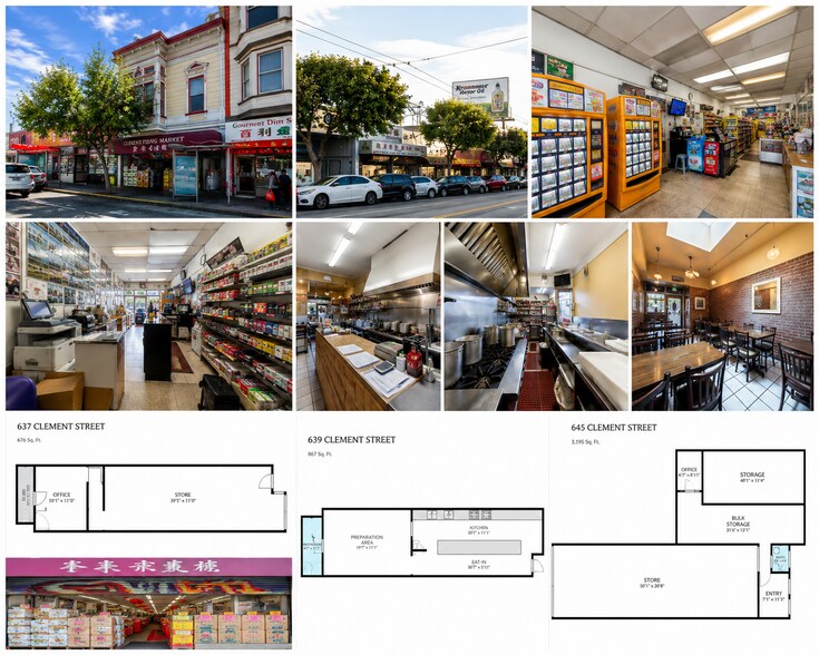 More Photos Of 637-639 Clement St, San Francisco Storefront Retail Residential For Sale