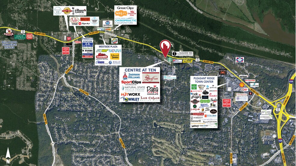 More Photos Of 12911 Cantrell Rd, Little Rock Unknown For Lease
