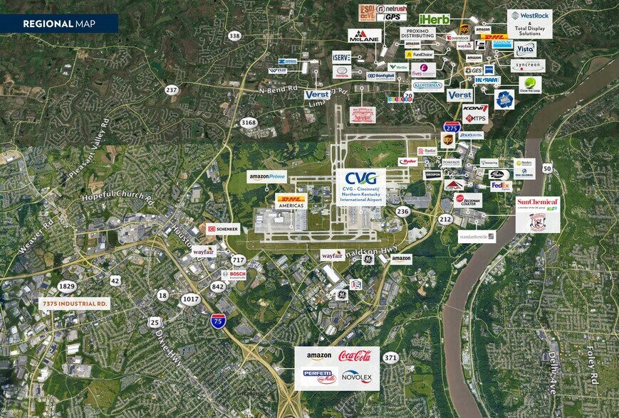 More Photos Of 7375 Industrial Rd, Florence Warehouse For Lease