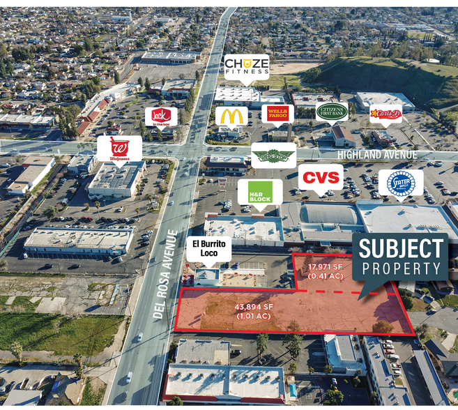 Primary Photo Of 2342-2354 Del Rosa Ave, San Bernardino Land For Sale