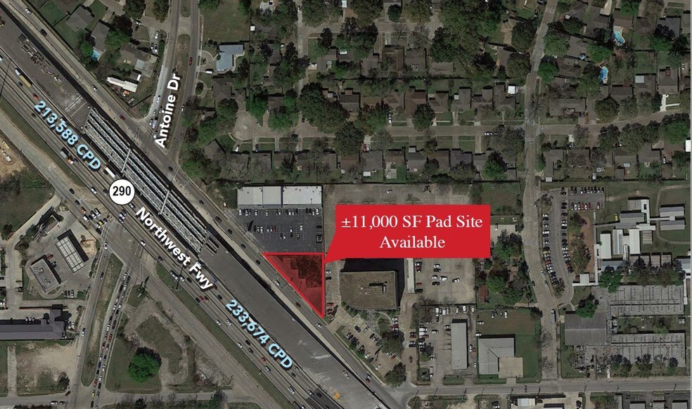 Primary Photo Of 11510 Northwest Fwy, Houston Land For Lease