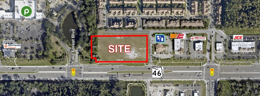 Primary Photo Of SR 46 & Bernini Way, Sanford Land For Lease