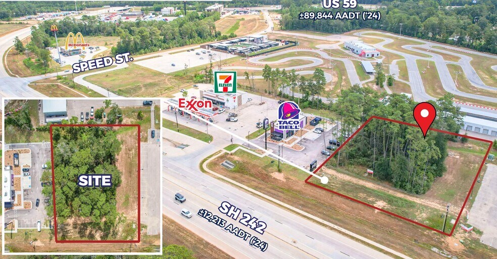 More Photos Of SWQ TX-242 & Speed St, New Caney Land For Sale