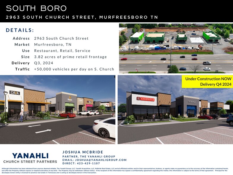 Primary Photo Of 2965 S Church St, Murfreesboro Storefront For Lease