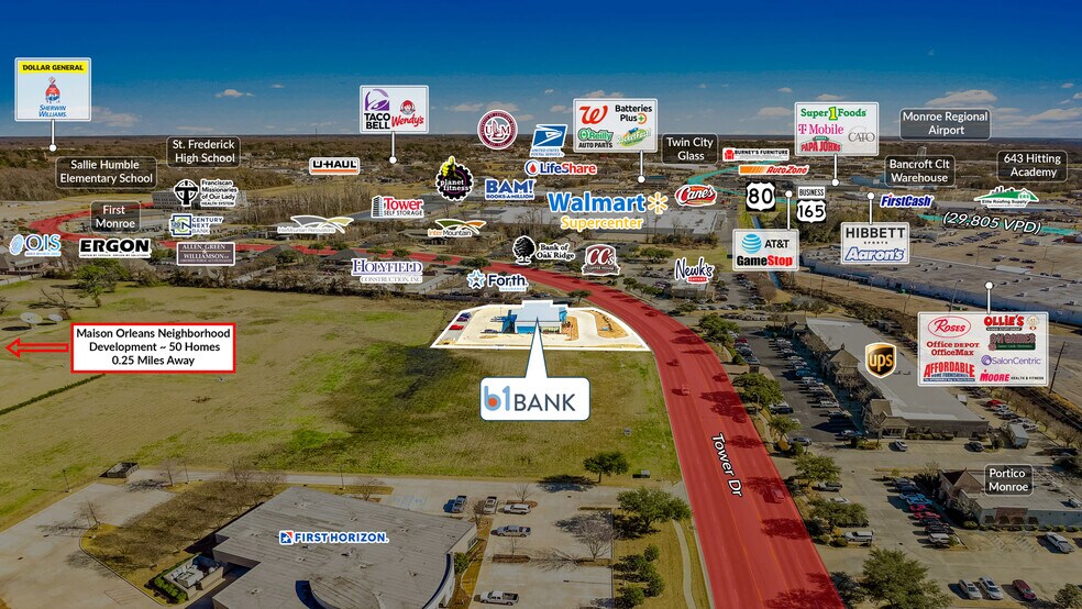 More Photos Of 2271 Tower Dr, Monroe Bank For Sale