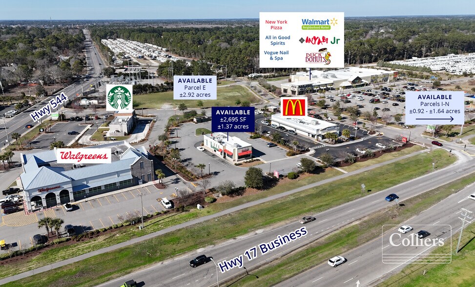 More Photos Of Highway 544 & Business 17, Myrtle Beach Land For Lease
