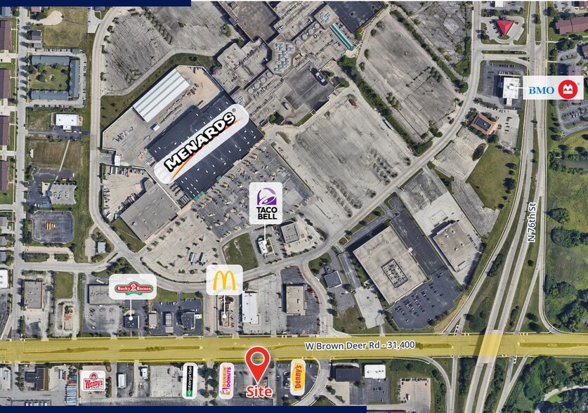 More Photos Of 8101 W Brown Deer Rd, Milwaukee Restaurant For Lease