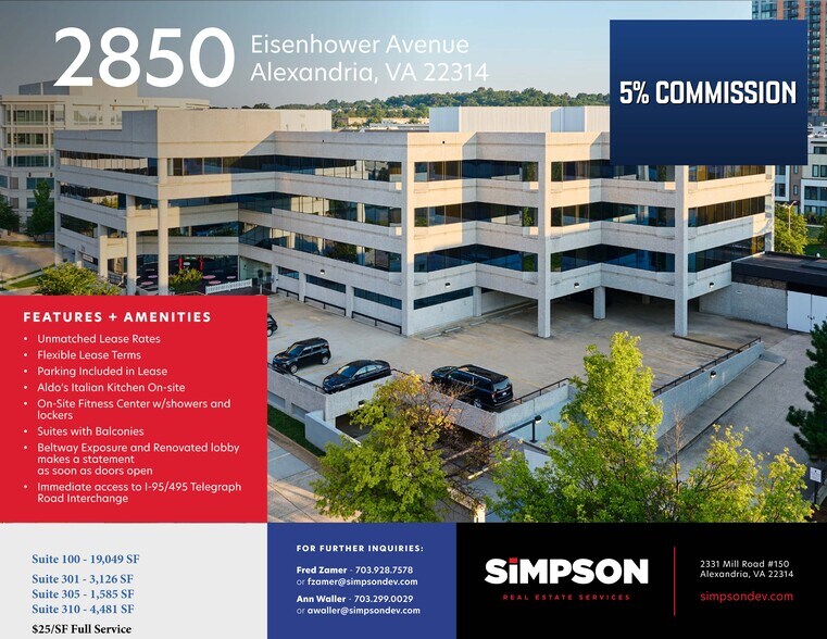 Primary Photo Of 2850 Eisenhower Ave, Alexandria Office For Lease