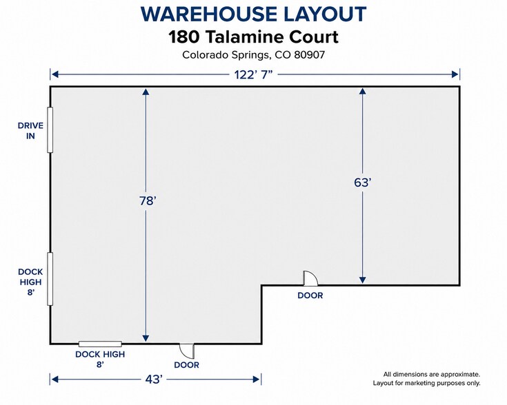 More Photos Of 180 Talamine Ct, Colorado Springs Distribution For Lease