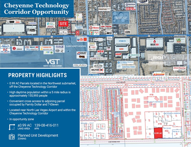 More Photos Of 3000 Cheyenne, North Las Vegas Land For Sale