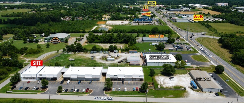 More Photos Of 2605 W Storage Parkway Rd, Rogers Flex For Lease