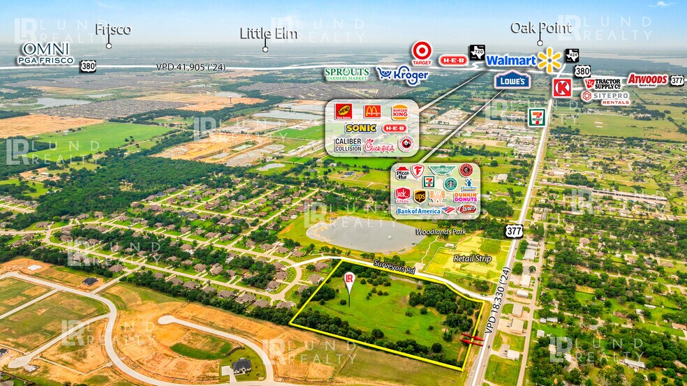 More Photos Of 12.83 Ac US-377 and Surveyors rd, Krugerville Land For Sale