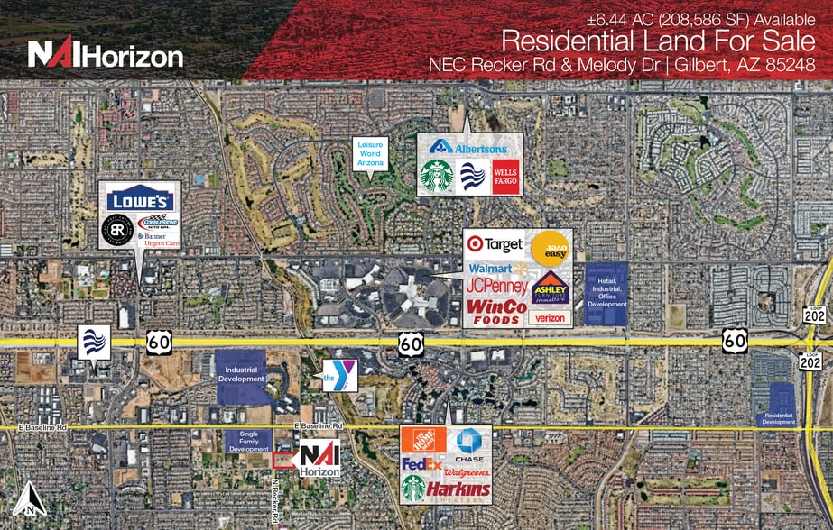 Primary Photo Of N Recker Rd @ E Melody Dr, Gilbert Land For Sale