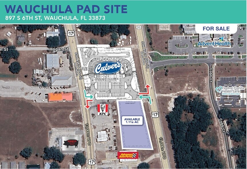 Primary Photo Of 897 S 6th Ave, Wauchula Land For Sale